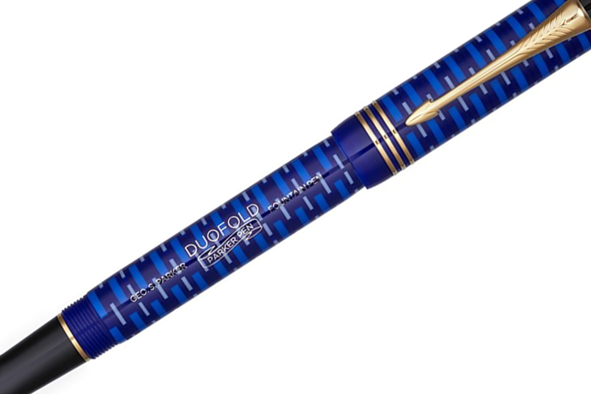 Parker Duofold 100th Anniversary Lapis Lazuli 18K Fountain Pen